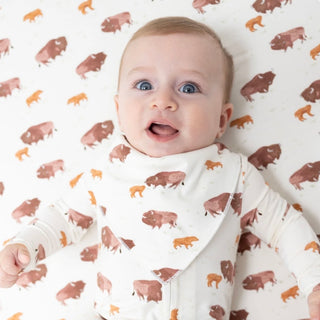 Infants: Angel Dear American Buffalo Bandana Bib
