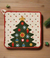 Xmas Tree Pot Holder by MudPie