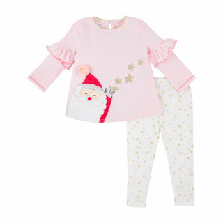 Mud Pie Santa Star Infant 2pc Set