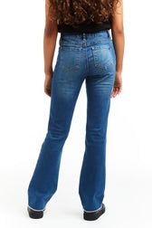 Tractr Lesley High Rise Boot Cut Jeans