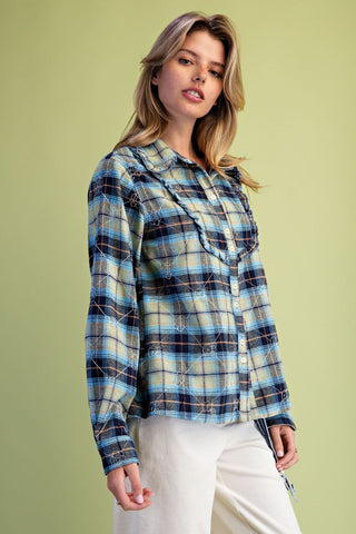 Plaid Perfection Top