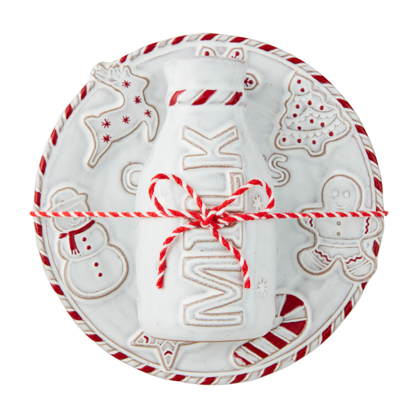 MudPie Santa’s Milk and Cookies Set