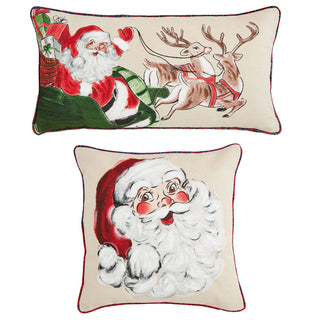 Hand Painted Sleigh Pillow by Mud Pie