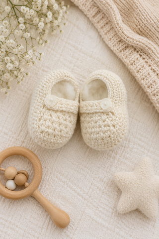 Infants: Mud Pie Crocheted Shoes