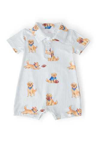 Infants: Quarter-Bark Polo One Piece