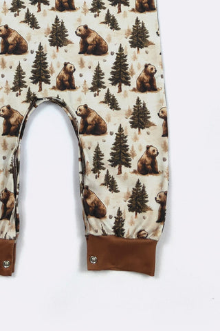 The leg of the romper