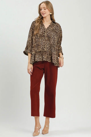 Chic Leopard Blouse