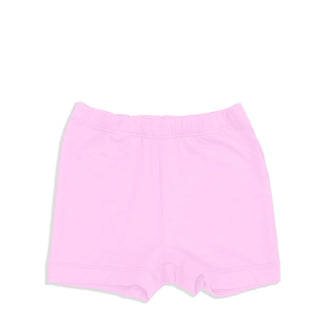 Light purple shorts on a white background