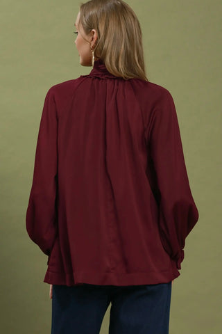 Ruby Ribbon Blouse