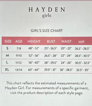 Hayden Girl Pastel Floral Girl Shorts