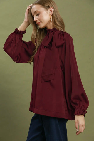 Ruby Ribbon Blouse