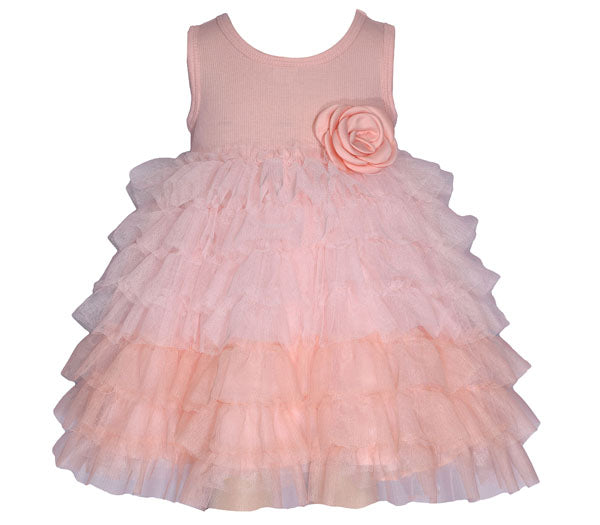 Tiered Knit Tank Toddler Dress
