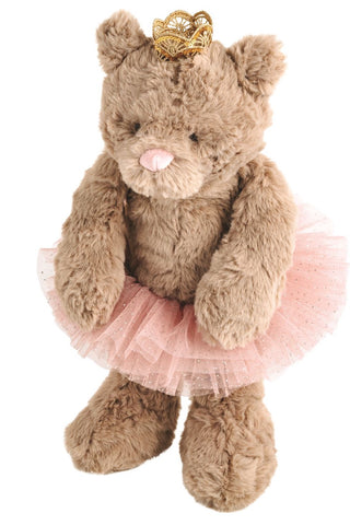 Mud Pie  Honey Bear Princess Plush