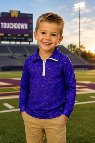 little boy wearing top