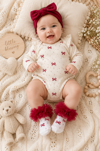 Infants: Mud Pie Holiday Tutu Socks