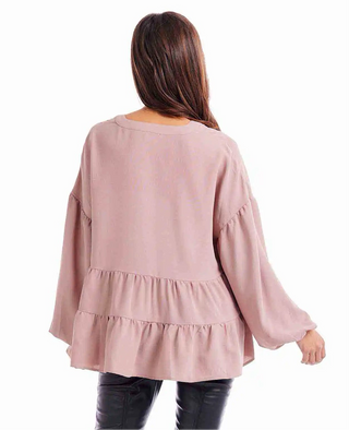 MudPie Orleans Flounce Top