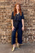 Annalise Jumpsuit by Mud Pie in Evergreen