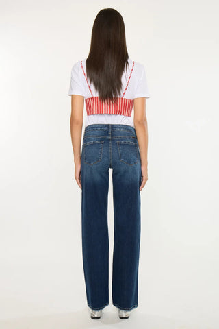 KanCan Gemma Mid Rise Wide Leg Jeans