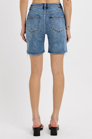 back view of women wearing shorts