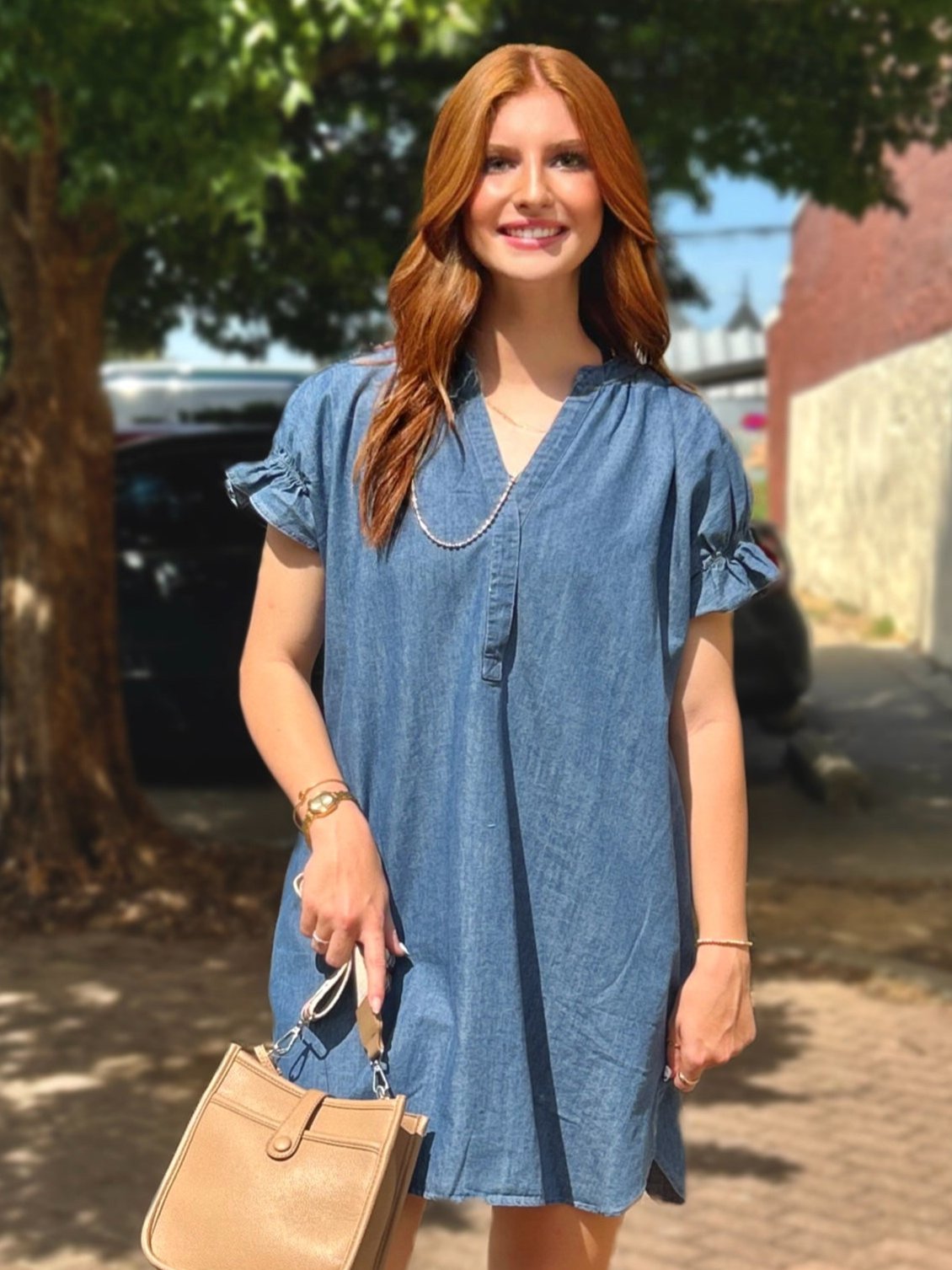 Mary Denim Dress