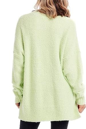 Rome Chenille Sweater in Lime by Mud Pie