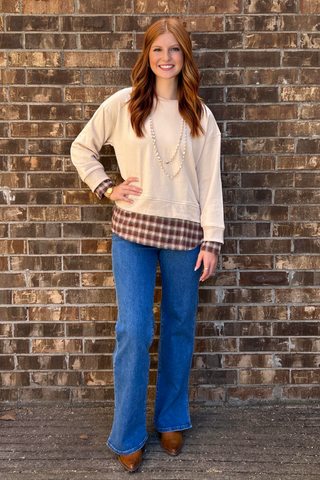 Penny Plaid Top