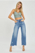 High Rise Side Slit Ankle Flare Jeans by Risen