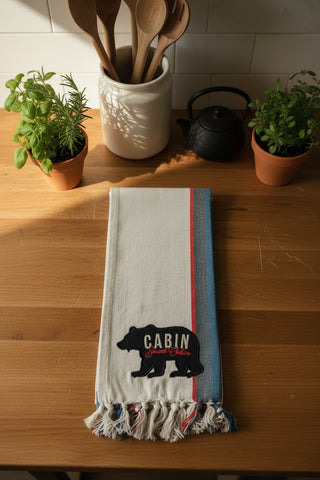 Cabin Sweet Cabin Kitchen Towel