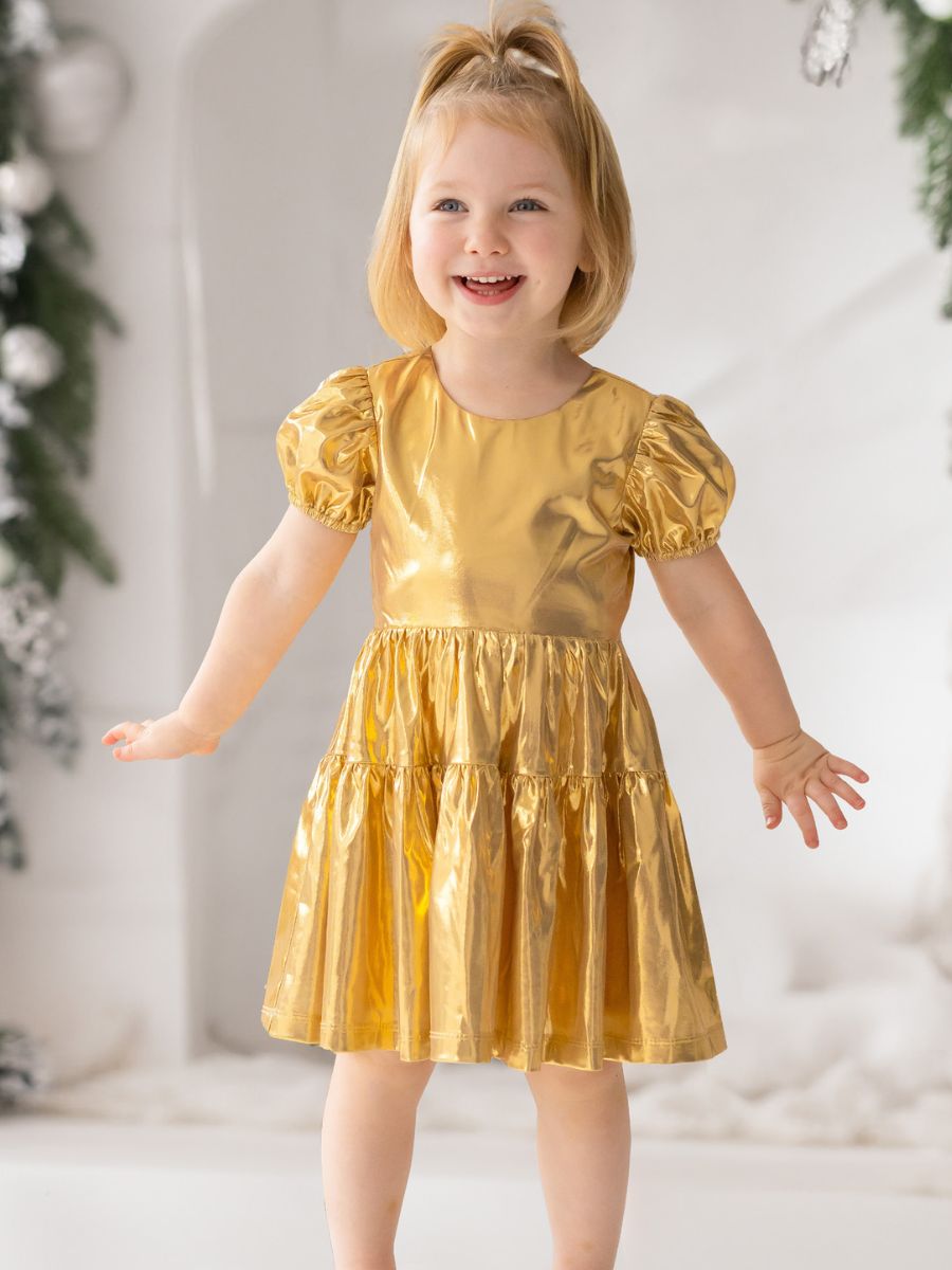 Isobella & Chloe Ring A Ding Toddler Dress