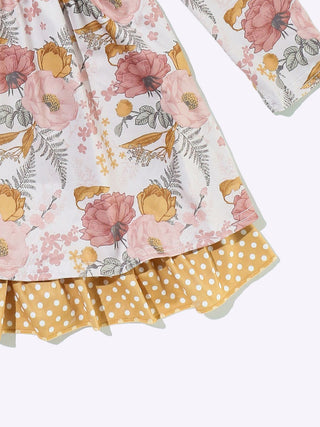Girls: Rustic Floral Dress