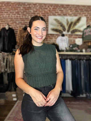 Green Sweater Vest