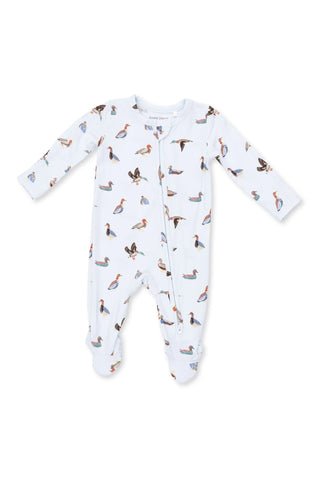 Infants: Angel Dear American Ducks 2 Way Zipper Footie