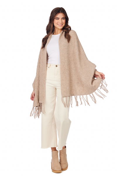 Ashby Cardigan by MudPie in Tan