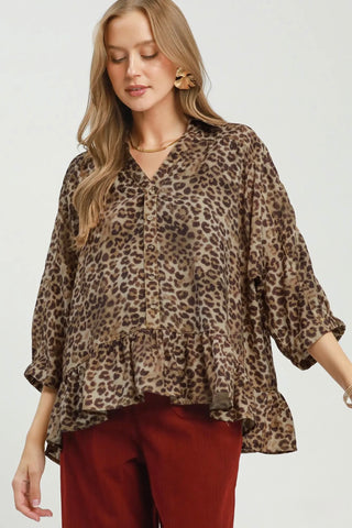 Chic Leopard Blouse