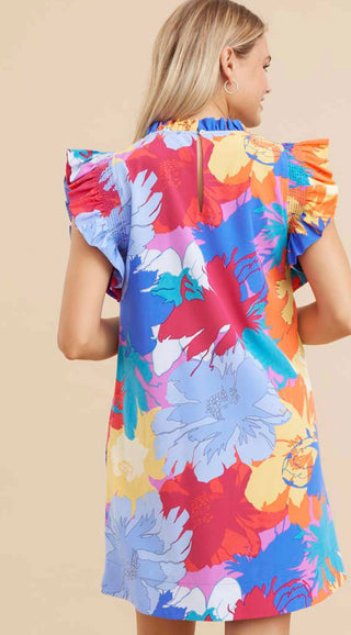 The back view of the dress.