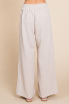 Simply Chic Textured Pants in Sand