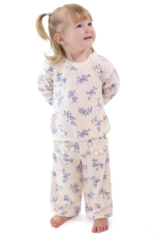 Infants: Angel Dear Oversized Sweatshirt and Wide Leg Pant Set
