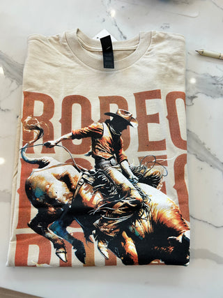 Rodeo Bull Womens Graphic Tee
