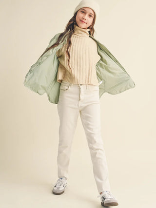 Tweens: Sage Puff Jacket