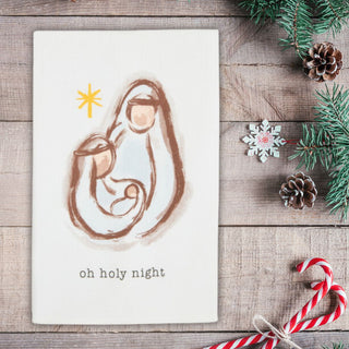 MudPie Nativity Cotton Towels