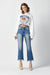 Risen High Rise Cropped Flare Jeans