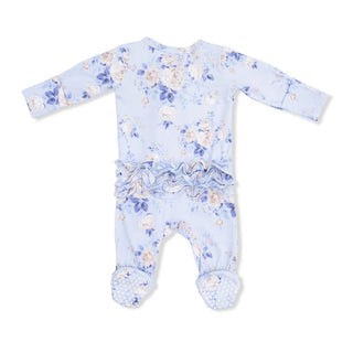Infants: Angel Dear Ashley Rose Floral 2 Way Ruffle Footie