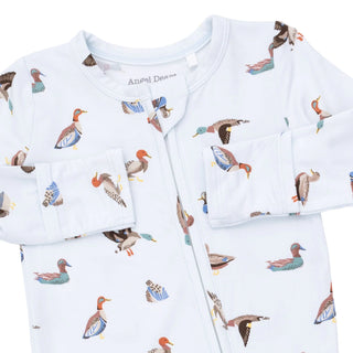Infants: Angel Dear American Ducks 2 Way Zipper Footie