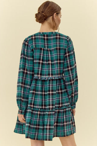 Anne Plaid Dress