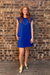 Amy Dress in Royal Blue