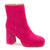 Hey Girl Fuchsia Suede Slug Bug Booties