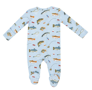 Angel Dear 2 Way Zipper Footie - Fishing