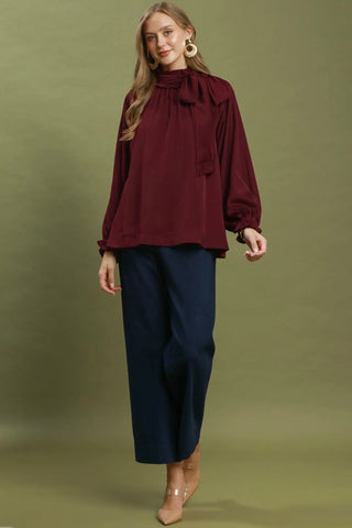 Ruby Ribbon Blouse