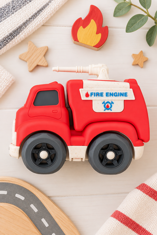 red fire truck
