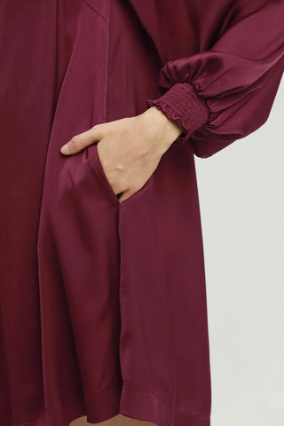 Evening Elegance Dress in Plum